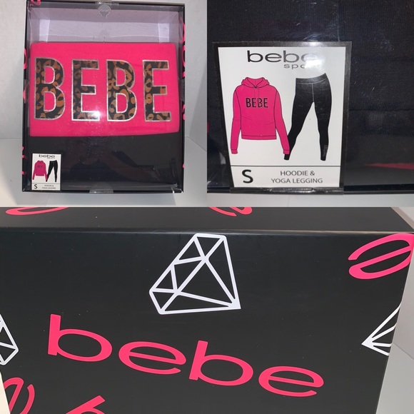 NWT Bebe Set Hoodie and Legging New - Picture 5 of 8